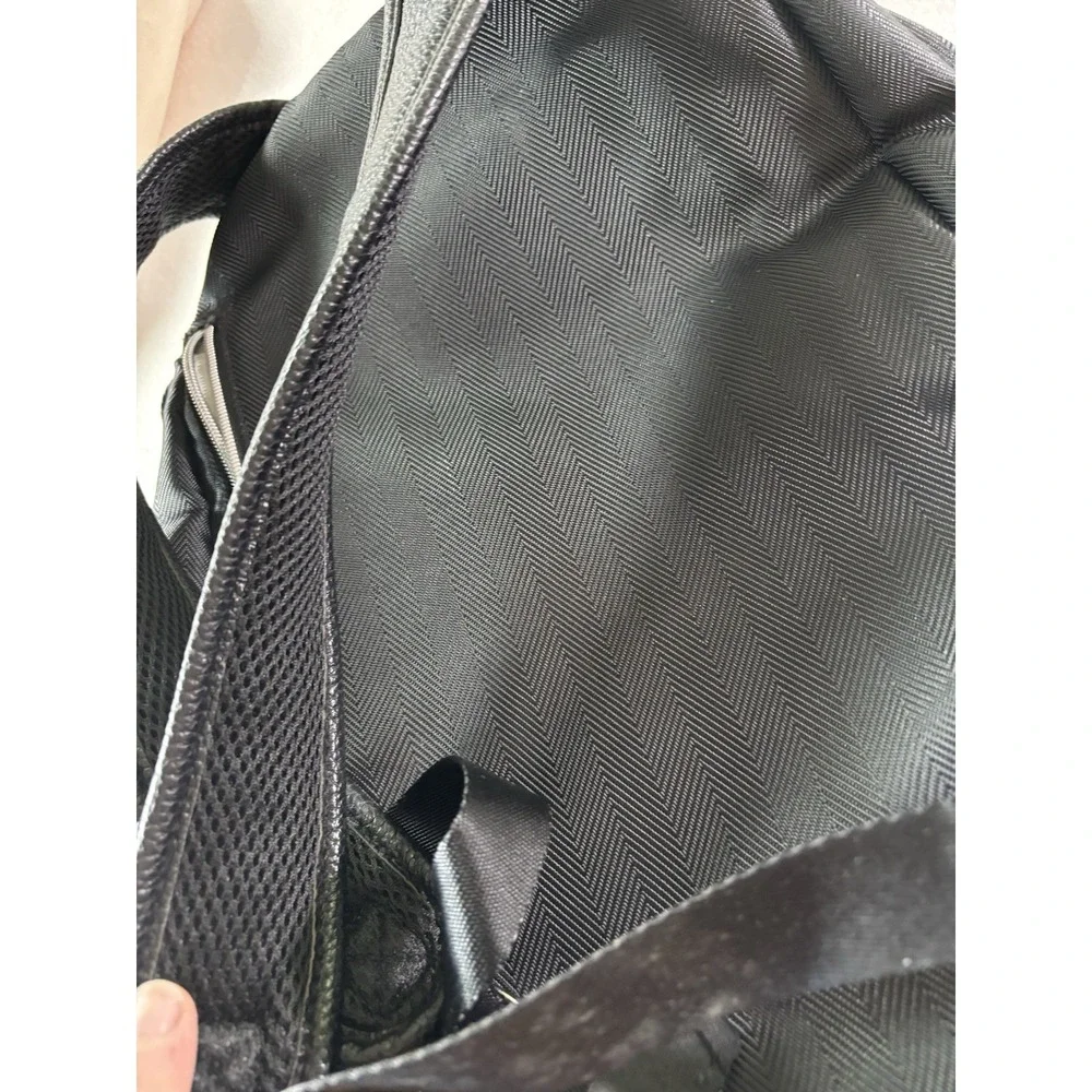 Itzy Ritzy Boss Backpack Diaper Bag Jetsetter‎ Black Vegan Leather Dust Bag